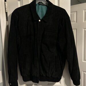 Vintage Galleria Benson & Hedges Men's Genuine Leather Bomber Jacket